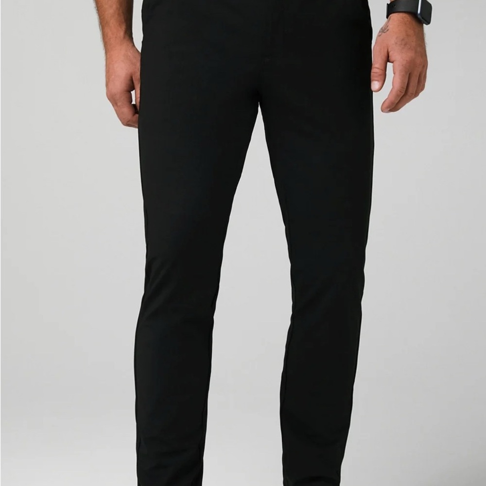 Fabletics Men's Black Slim Fit Pants
